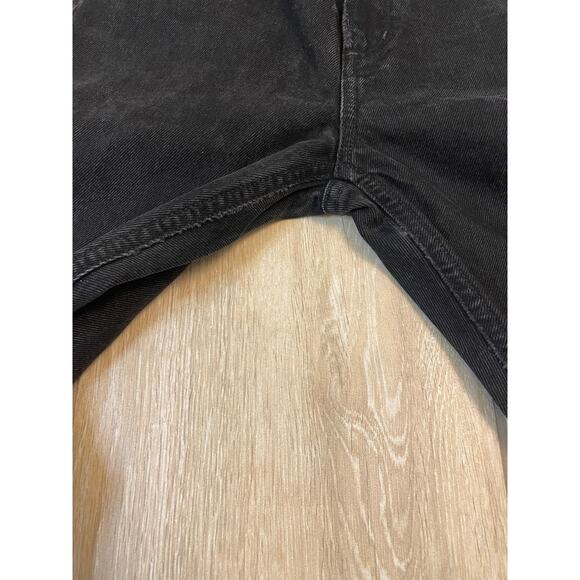 AGOLDE Cherie Jeans Women 24 Black Distressed High Rise Straight Leg USA - Picture 8 of 14